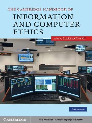 Cover of the book The Cambridge Handbook of Information and Computer Ethics by David Damschroder