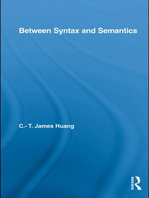 Cover of the book Between Syntax and Semantics by Angie Pears