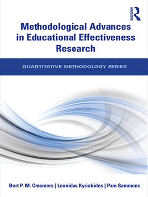 Book cover of Methodological Advances in Educational Effectiveness Research