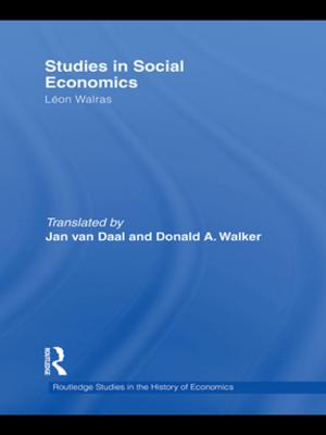 Cover of the book Studies in Social Economics by Jutta Schwarzkopf