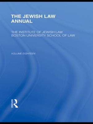 bigCover of the book The Jewish Law Annual Volume 18 by 