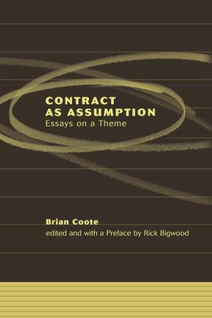 Book cover of Contract as Assumption