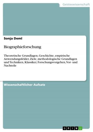Cover of the book Biographieforschung by Jan Schwarz, Peter Bormann