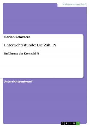 Cover of the book Unterrichtsstunde: Die Zahl Pi by Marcel Freidinger