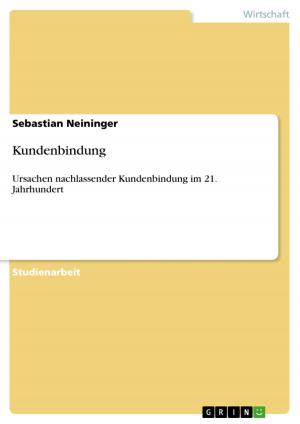 Cover of the book Kundenbindung by Carmen Trautmann