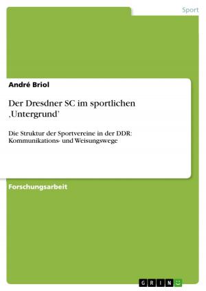 Cover of the book Der Dresdner SC im sportlichen 'Untergrund' by Roman Möhlmann