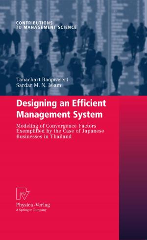Cover of the book Designing an Efficient Management System by Stefan N. Grösser