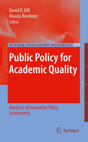 Cover of the book Public Policy for Academic Quality by 