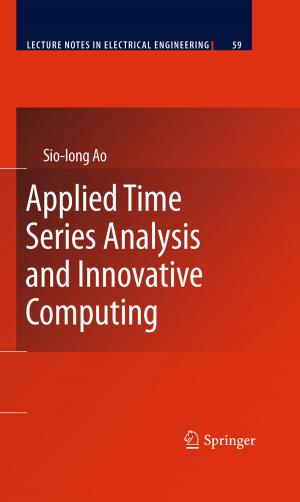 Cover of the book Applied Time Series Analysis and Innovative Computing by machiel noordeloos, Genevieve M. Gates