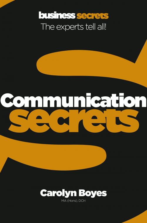 Cover of the book Communication (Collins Business Secrets) by Carolyn Boyes, HarperCollins Publishers