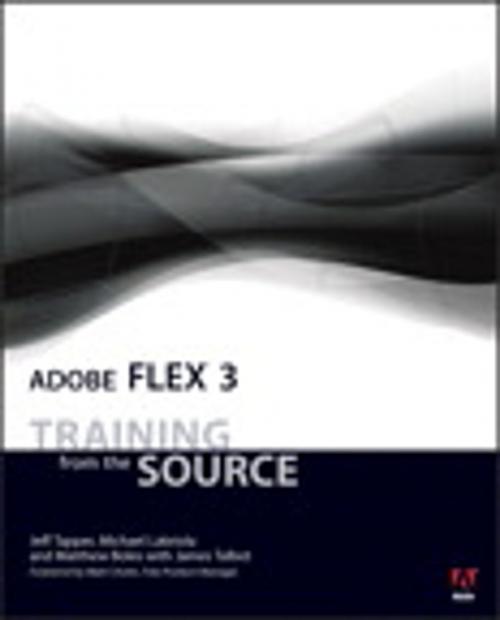 Cover of the book Adobe Flex 3 by Jeff Tapper, Michael Labriola, Matthew Boles, James Talbot, Pearson Education