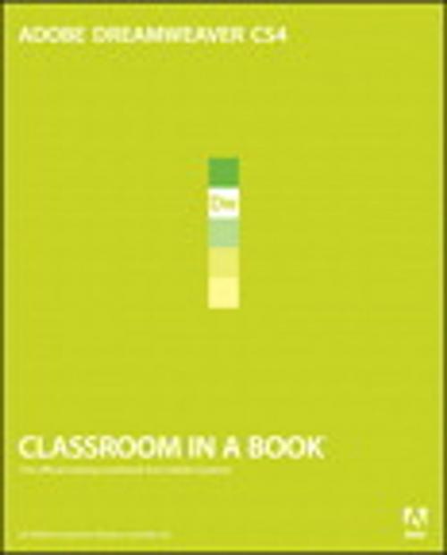 Cover of the book Adobe Dreamweaver CS4 Classroom in a Book by Adobe Creative Team, Pearson Education