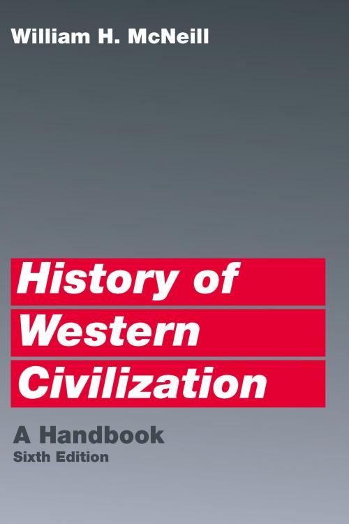 Cover of the book History of Western Civilization by William H. McNeill, University of Chicago Press