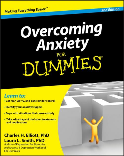 Cover of the book Overcoming Anxiety For Dummies by Charles H. Elliott, Laura L. Smith, Wiley