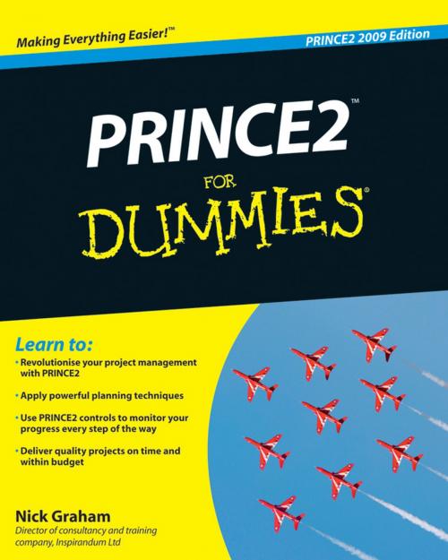 Cover of the book PRINCE2 For Dummies by Nick Graham, Wiley