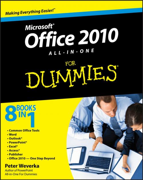 Cover of the book Office 2010 All-in-One For Dummies by Peter Weverka, Wiley