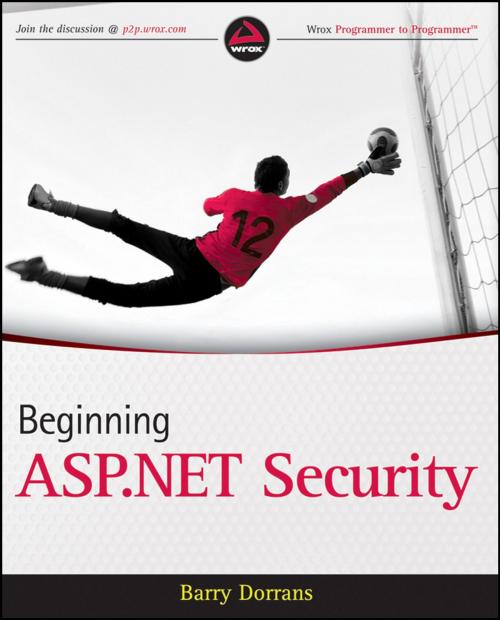 Cover of the book Beginning ASP.NET Security by Barry Dorrans, Wiley