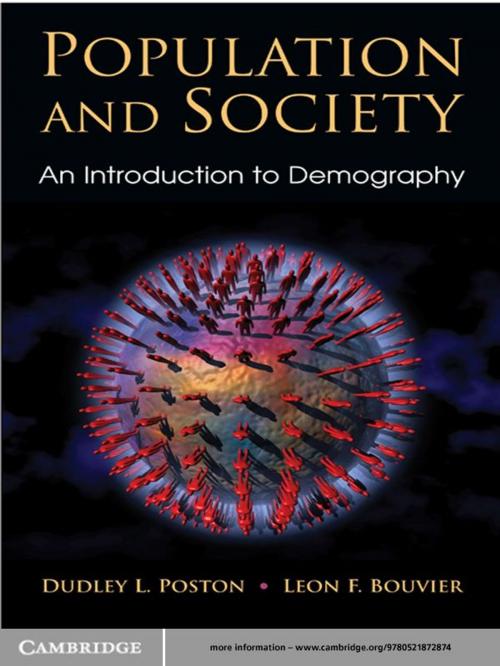 Cover of the book Population and Society by Dudley L. Poston, Jr., Leon F. Bouvier, Cambridge University Press