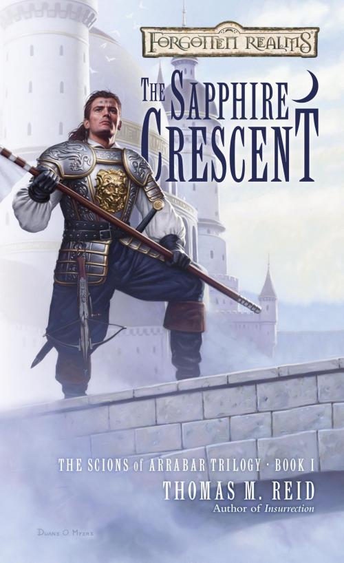 Cover of the book The Sapphire Crescent by Thomas M. Reid, Wizards of the Coast Publishing