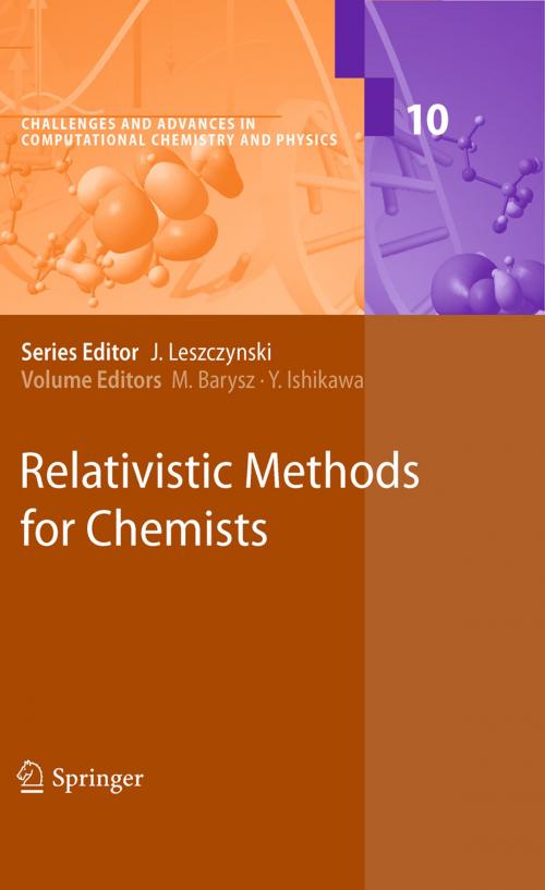 Cover of the book Relativistic Methods for Chemists by , Springer Netherlands