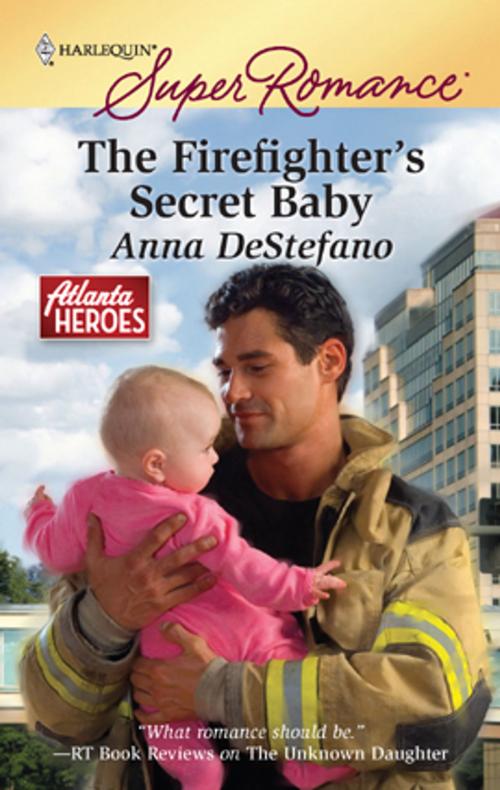 Cover of the book The Firefighter's Secret Baby by Anna DeStefano, Harlequin