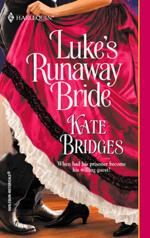 Cover of the book Luke's Runaway Bride by Kate Bridges, Harlequin