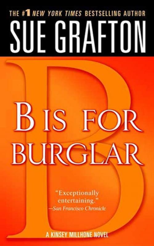 Cover of the book "B" is for Burglar by Sue Grafton, Henry Holt and Co.