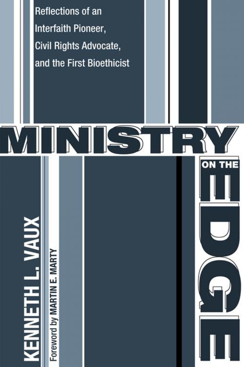 Cover of the book Ministry on the Edge by Kenneth L. Vaux, Wipf and Stock Publishers