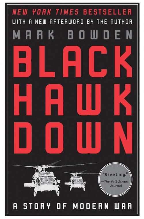 Cover of the book Black Hawk Down by Mark Bowden, Grove Atlantic