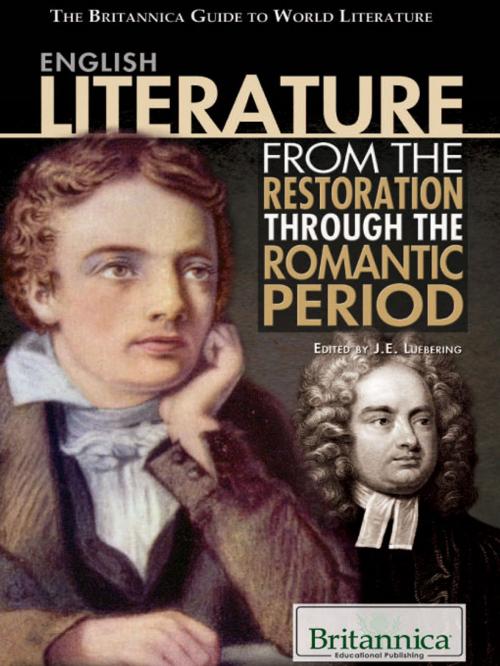 Cover of the book English Literature from the Restoration through the Romantic Period by J.E. Luebering, Britannica Educational Publishing