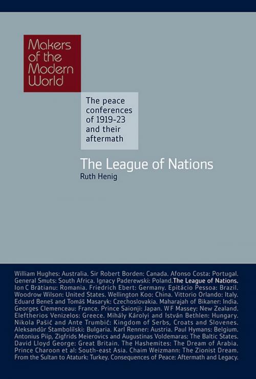 Cover of the book The League of Nations by Ruth Henig, Haus Publishing