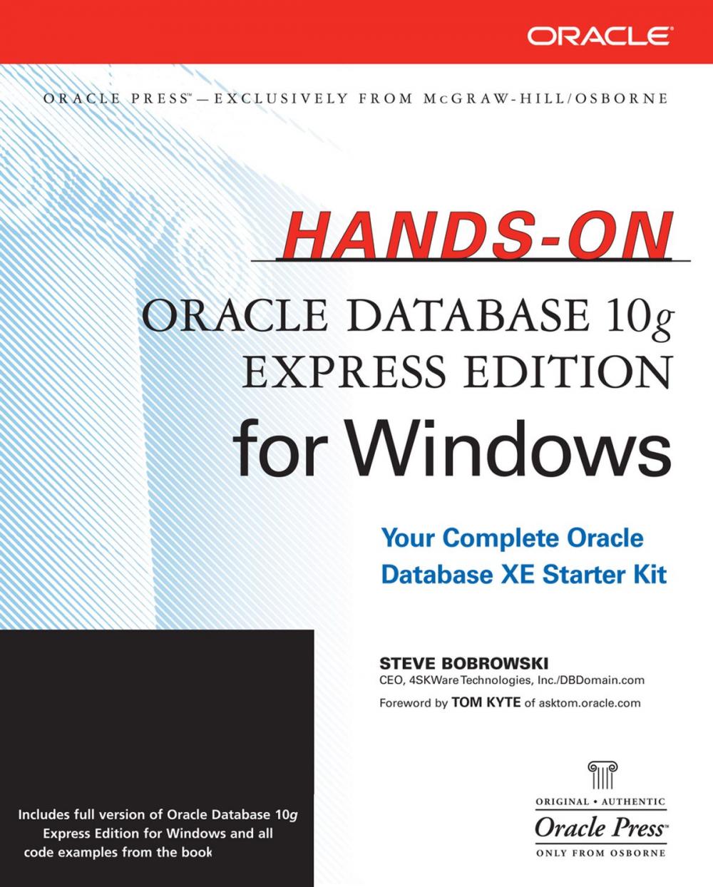 Big bigCover of Hands-On Oracle Database 10g Express Edition for Windows