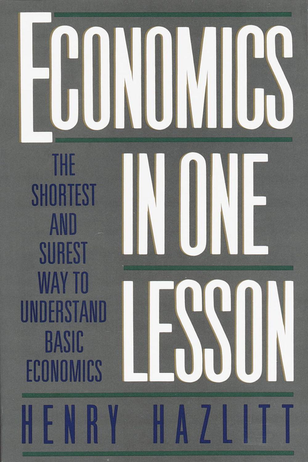 Big bigCover of Economics in One Lesson