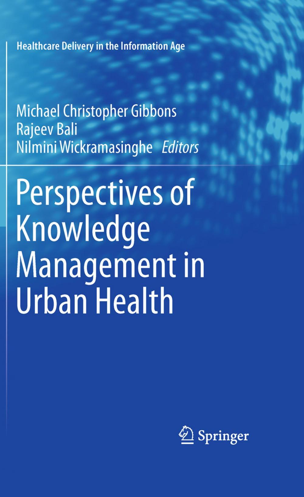 Big bigCover of Perspectives of Knowledge Management in Urban Health