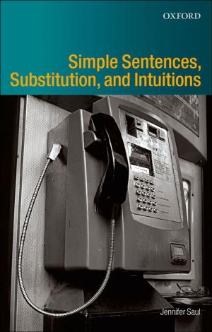 Cover of the book Simple Sentences, Substitution, and Intuitions by Colin Matthew
