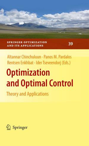 Cover of the book Optimization and Optimal Control by Dimitri Breda, Stefano Maset, Rossana Vermiglio