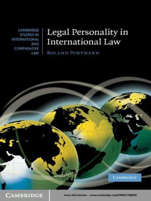 Cover of the book Legal Personality in International Law by Pavol Štekauer, Salvador Valera, Lívia Kőrtvélyessy