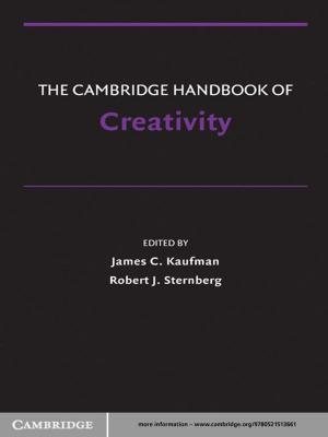 Cover of the book The Cambridge Handbook of Creativity by Xiaohua Douglas Zhang