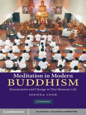 Cover of the book Meditation in Modern Buddhism by 