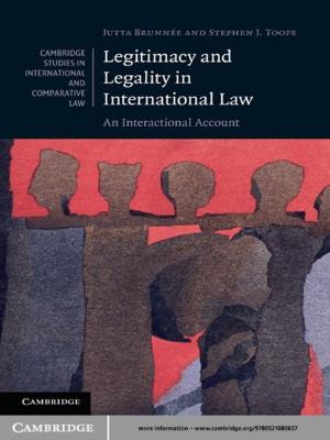 Cover of the book Legitimacy and Legality in International Law by Elizabeth Dale