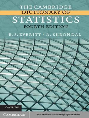 Cover of the book The Cambridge Dictionary of Statistics by Immanuel Kant, Professor Paul Guyer