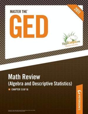 Cover of Master the GED: Math Review--Algebra and Descriptive Statistics: Chapter 13 of 16