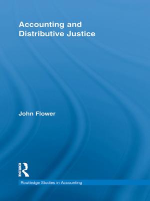 Cover of the book Accounting and Distributive Justice by Franzy Fleck