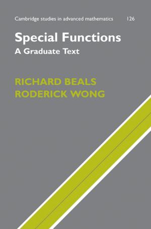 Cover of the book Special Functions by Neil  Andrews