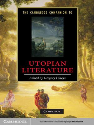 Cover of the book The Cambridge Companion to Utopian Literature by Bleda S. Düring