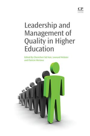 Cover of the book Leadership and Management of Quality in Higher Education by Marc Kery