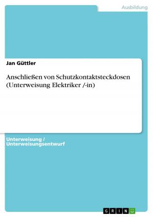 Cover of the book Anschließen von Schutzkontaktsteckdosen (Unterweisung Elektriker /-in) by Felix Block