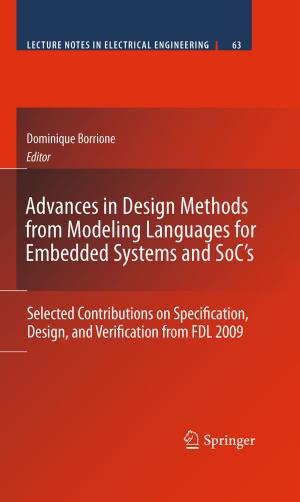 Cover of the book Advances in Design Methods from Modeling Languages for Embedded Systems and SoC’s by Gabriel Lipshitz