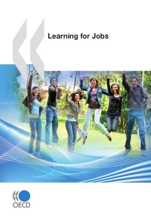 Book cover of Learning for Jobs