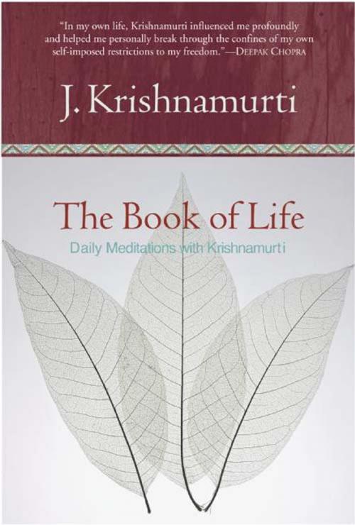 Cover of the book The Book of Life by Jiddu Krishnamurti, HarperOne